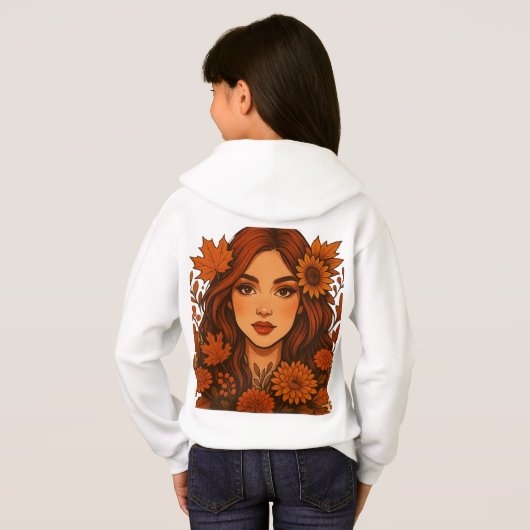 Herfstmuze – Vrouw met Herfst (Achterkant volledig)