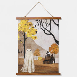 herfstnevel hangend wandkleed