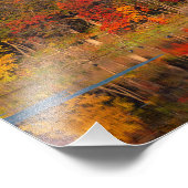 Herfstochtend in Marthaler Park en Pond Foto Afdruk (Hoek)