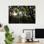 Herfstochtend in Shenandoah National Park Poster (Thuiskantoor)
