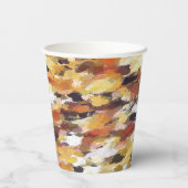 Herfstolie Abstract Papieren Bekers (Achterkant)