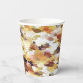 Herfstolie Abstract Papieren Bekers (Voorkant)