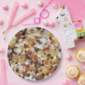 Herfstolie Abstract Papieren Bordje (Feest)