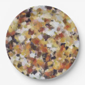 Herfstolie Abstract Papieren Bordje (Voorkant)