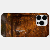 Herfstomhelzing – Stille Bospad Kunstprent P Case-Mate iPhone Case (Achterkant (horizontaal))