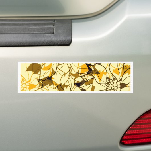 herfstontwerp bumpersticker (Op auto)