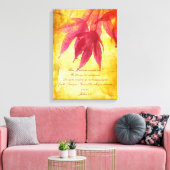 Herfstontwerp, Joshua 1:9, muur poster Canvas Afdruk (Insitu (Woonkamer))