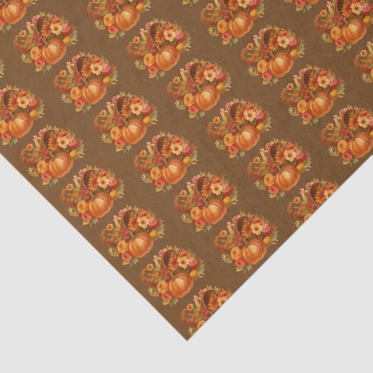 Herfstoogst Cornucopia Tissuepapier (Detail)