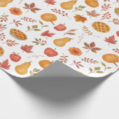 Herfstoogst – herfstbladeren, pompoenen & gezellig cadeaupapier (Hoek)