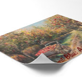 Herfstoogst in de boomgaard poster (Hoek)