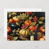 Herfstoogst, kleuren van herfst, briefkaart (Voorkant / Achterkant)