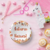 Herfstoogst papier borden Thanksgiving herfst Papieren Kommen (Feest)