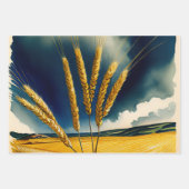 Herfstoogst Prairie Gold Inpakpapier Vel (Voorkant)