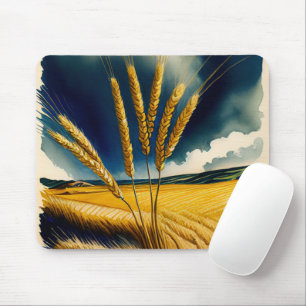 Herfstoogst Prairie Gold Mousepad Muismat