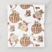 Herfstoogst | Thanksgiving tafel plaats kaart Plaatskaartje (Binnenkant ongevouwen)