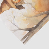 Herfstoogst: vogelverschrikker in Herfst Decoupage Tissuepapier (Detail)