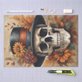 Herfstoogst: vogelverschrikker in Herfst Decoupage Tissuepapier (Craft)