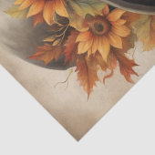 Herfstoogst: vogelverschrikker in Herfst Decoupage Tissuepapier (Detail)