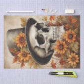 Herfstoogst: vogelverschrikker in Herfst Decoupage Tissuepapier (Craft)