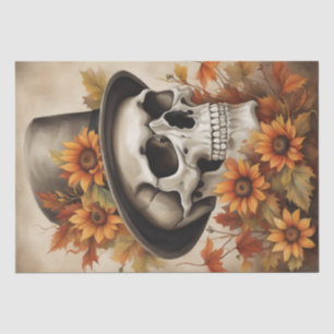 Herfstoogst: vogelverschrikker in Herfst Decoupage Tissuepapier