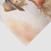 Herfstoogst: vogelverschrikker in Herfst Decoupage Tissuepapier (Detail)