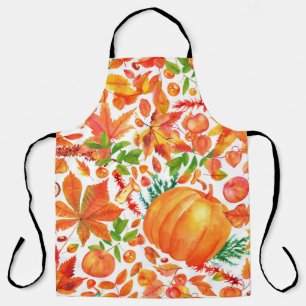 Herfstoogst: Waterverf Herfst Overvloed. Schort