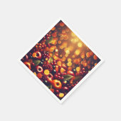 Herfstoogstfeest vruchten Bokeh Découpage Servet (Hoek)