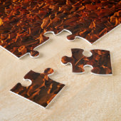 Herfstpad naar een dorp in Piemont–Legpuzzel Legpuzzel (Zijkant)