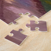 Herfstpad | Rode Bladeren Natuur Landschap Legpuzzel (Zijkant)
