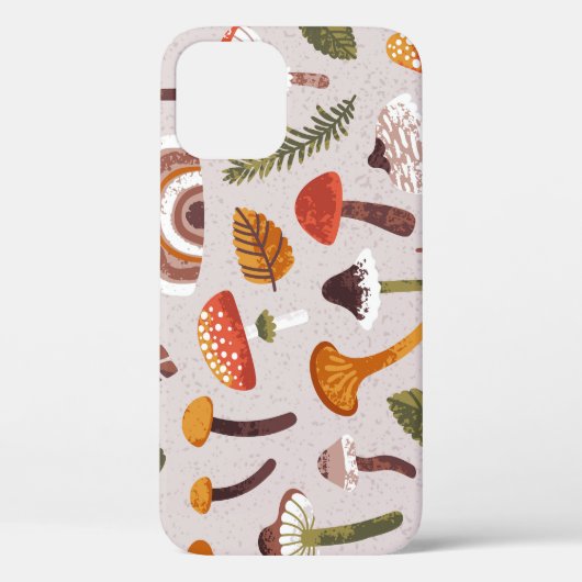 Herfstpaddenstoelen, bladeren: herhaling. Case-Mate iPhone case (Achterkant)