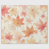 herfstpapier voor het inpakken van esdoornblad cadeaupapier (Vlak)