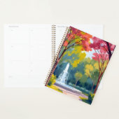 Herfstpark herfstloof aquarel planner (Display)