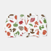 Herfstpatroon Bedankdoosjes (Uitgevouwen)