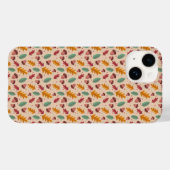 Herfstpatroon Blad iPhone Hoesje (Achterkant (horizontaal))