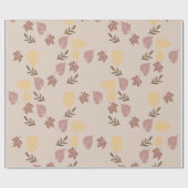 Herfstpatroon Cadeau Cadeaupapier (Vlak)
