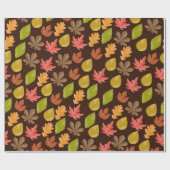Herfstpatroon Cadeaupapier (Vlak)