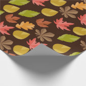 Herfstpatroon Cadeaupapier (Hoek)