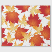 Herfstpatroon Cadeaupapier (Vlak)