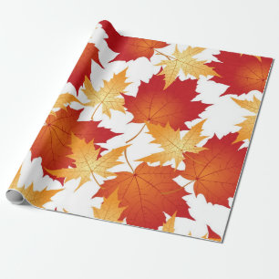 Herfstpatroon Cadeaupapier