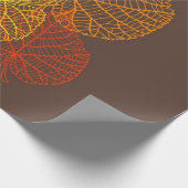 Herfstpatroon Cadeaupapier (Hoek)