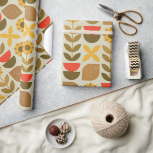 Herfstpatroon Cadeaupapier