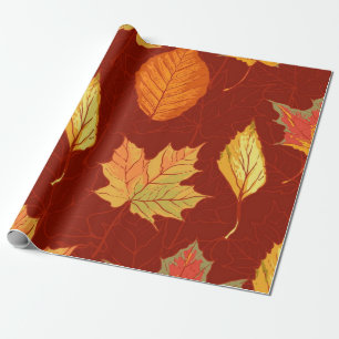 Herfstpatroon Cadeaupapier