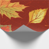 Herfstpatroon Cadeaupapier (Hoek)