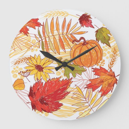 Herfstpatroon Grote Klok (Voorkant)