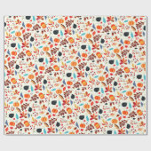 herfstpatroon inpakpapier (Vlak)