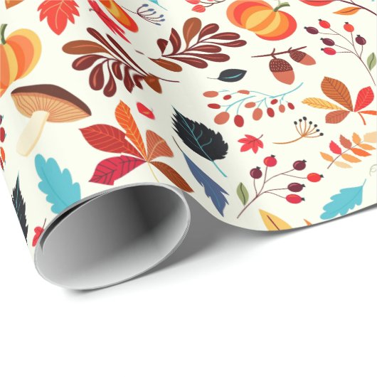 herfstpatroon inpakpapier (Rol Hoek)