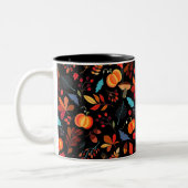 Herfstpatroon Koffie Mok - Kies kleur (Links)