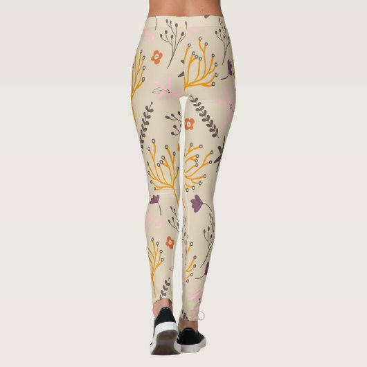 Herfstpatroon legging (Achterkant)