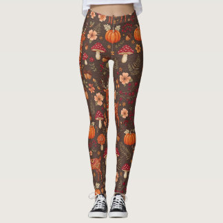 Herfstpatroon Leggings
