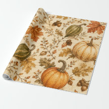 Herfstpatroon met pompoen en kalebassen